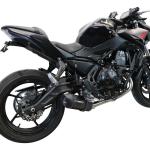 Scarico GPR compatibile con Kawasaki Z 650 2017-2020 - Furore Evo4 Nero