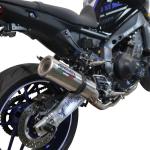 Scarico GPR compatibile con Yamaha Mt-09 2021-2023 - M3 Inox 