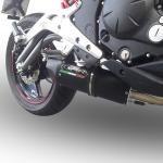 Scarico GPR compatibile con Kawasaki Er 6 N - F 2012-2016 - Furore Nero