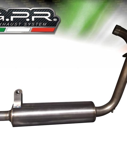 Scarico GPR compatibile con F.B. Mondial Hps 300 2018-2019 - Decatalizzatore