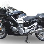 Scarico GPR compatibile con Yamaha Fjr 1300 2006-2016 -  Trioval -  Coppia di terminali di scarico omologati -  forniti con db killer removibile -  catalizzatori e raccordi specifici