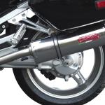 Scarico GPR compatibile con Yamaha Fjr 1300 2006-2016 -  Trioval -  Coppia di terminali di scarico omologati -  forniti con db killer removibile -  catalizzatori e raccordi specifici