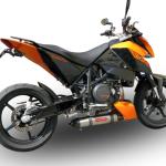 Scarico GPR compatibile con Ktm Duke 690 2008-2011 - Gpe Ann. titanium