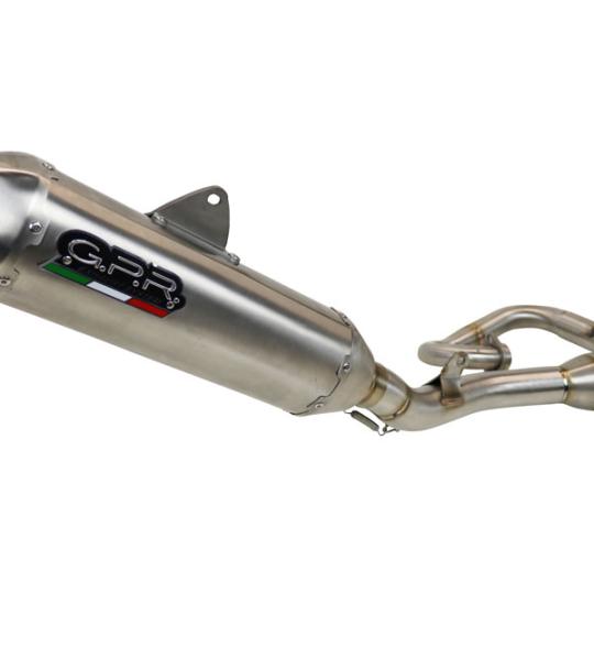 Scarico GPR compatibile con Kawasaki Kx 450 F 2012-2015 - Pentacross Inox