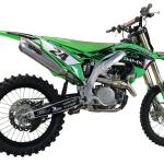 Scarico GPR compatibile con Kawasaki Kx 450 X 2021-2023 - Pentacross Inox