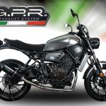 Scarico GPR compatibile con Yamaha Xsr 700 2021-2024 - Furore Nero