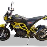 Scarico GPR compatibile con Husqvarna Nuda 900 - Nuda 900 R 2012-2013 - Furore Nero