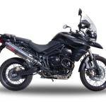 Scarico GPR compatibile con Triumph Tiger 800 - Xr - Xc - Xrx - Xcx - Xrt - Xca 2017-2021 - Trioval