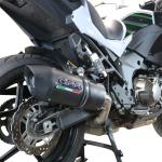 Scarico GPR compatibile con Kawasaki Versys 1000 I.E. 2021-2024 - Furore Evo4 Nero