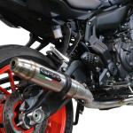 Scarico GPR compatibile con Yamaha Xsr 700 2017-2020 - Deeptone Inox