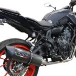 Scarico GPR compatibile con Yamaha Mt-07 2021-2024 - Furore Evo4 Poppy