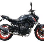 Scarico GPR compatibile con Yamaha Mt-07 2021-2024 - Furore Nero