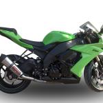Scarico GPR compatibile con Kawasaki ZX-10R 2008-2009 - Gpe Ann. titanium