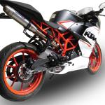 Scarico GPR compatibile con Ktm Rc 390 2015-2016 - Deeptone Inox