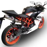 Scarico GPR compatibile con Ktm Rc 390 2015-2016 - Deeptone Inox
