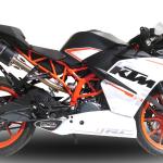 Scarico GPR compatibile con Ktm Rc 390 2015-2016 - Furore Nero