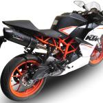 Scarico GPR compatibile con Ktm Rc 390 2015-2016 - Furore Nero