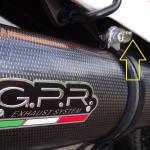 Scarico GPR compatibile con Husqvarna TE 630 E - SMS 630 - Smr 630 2010-2014 - Gpe Ann. Poppy