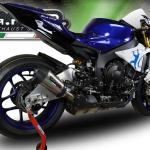 Scarico GPR compatibile con Yamaha Yzf R1-R1-M 2017-2019 - GP Evo4 Titanium