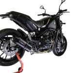 Scarico GPR compatibile con Benelli Leoncino 500 Trail 2017-2024 - Furore Evo4 Nero