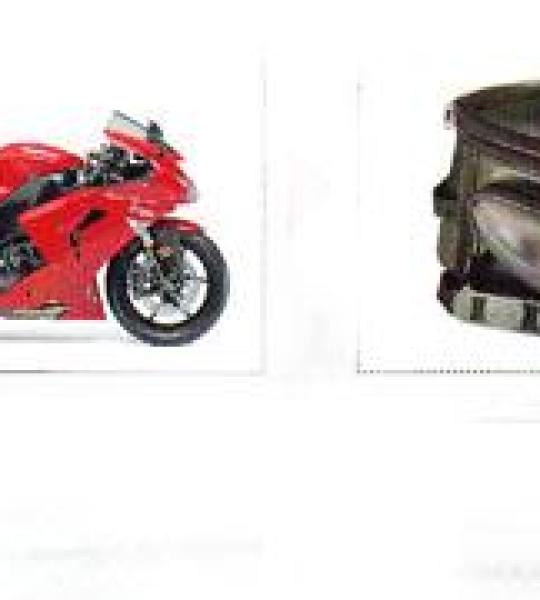 Borsa da sella antiacqua per Kawasaki ZX 10R 2007