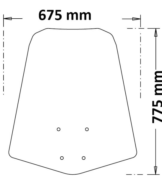 Parabrezza Classic Per Suzuki Burgman Street Executive 125 2023>