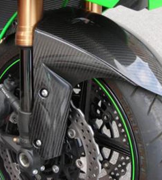 Parafango anteriore in fibra di carbonio per Kawasaki ZX 10R 08-10