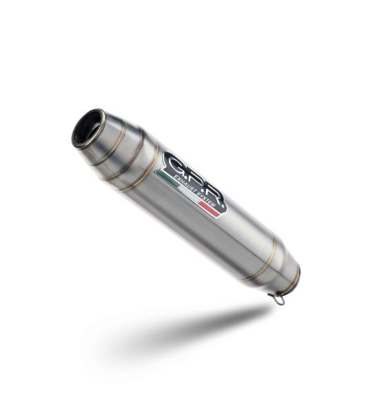 Scarico GPR compatibile con Ktm Duke 125 2017-2020 -  Deeptone Inox -  Terminale di scarico racing -  con raccordo -  senza omologazione