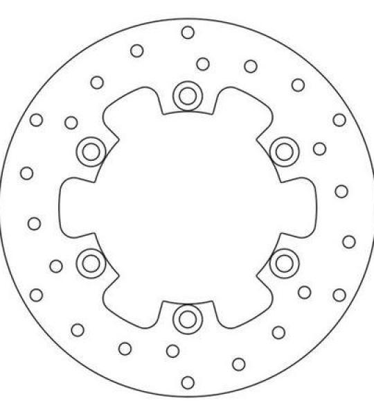 Disco freno posteriore per Husqvarna CR 125 1990-1994, WR 125 19