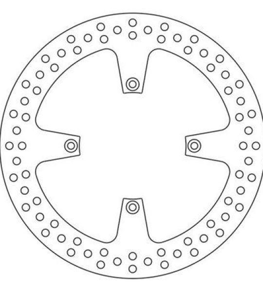 Disco freno anteriore per Kawasaki KX 125 1988-2000, KDX 250 SR,