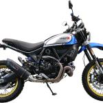 Scarico GPR compatibile con Ducati Scrambler 800 Urban Motard 2021-2023 - Furore Evo4 Nero