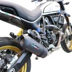 Scarico GPR compatibile con Ducati Scrambler 800 Urban Motard 2021-2023 - Furore Evo4 Nero