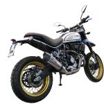 Scarico GPR compatibile con Ducati Scrambler 800 Icon -Icon Dark 2021-2022 - GP Evo4 Titanium