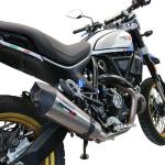 Scarico GPR compatibile con Ducati Scrambler 800 Icon -Icon Dark 2021-2022 - GP Evo4 Titanium