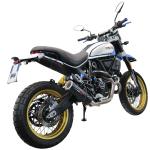 Scarico GPR compatibile con Ducati Scrambler 800 Icon -Icon Dark 2021-2022 - M3 Black Titanium