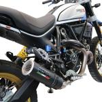Scarico GPR compatibile con Ducati Scrambler 800 Nightshift -Urban Motard 2021-2022 - M3 Black Titanium