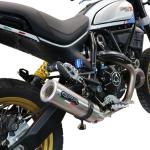 Scarico GPR compatibile con Ducati Scrambler 800 Nightshift -Urban Motard 2021-2022 - M3 Titanium Natural