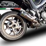 Scarico GPR compatibile con Ducati Multistrada 1260 2018-2020 - M3 Titanium Natural