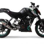Scarico GPR compatibile con Ktm Duke 200 2012-2020 - Deeptone Inox