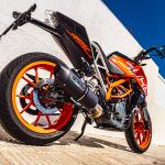 Scarico GPR compatibile con Ktm Duke 125 2011-2016 - Furore Nero