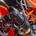 Scarico GPR compatibile con Ktm Duke 390 2017-2020 - Furore Nero