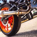 Scarico GPR compatibile con Ktm Duke 125 2017-2020 - Gpe Ann. titanium