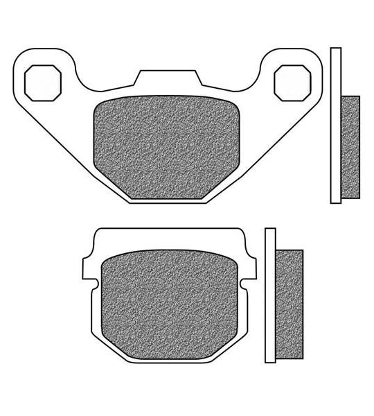 Coppia Pasticche Freno Anteriore per Kawasaki KDX 125 dal '90