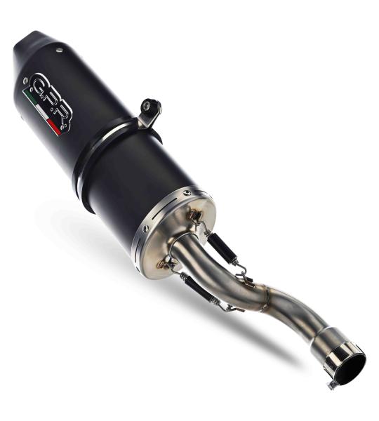 Scarico GPR compatibile con UM Motorcycles Dsr SM - EX 125 2018-2020 - Furore Evo4 Nero