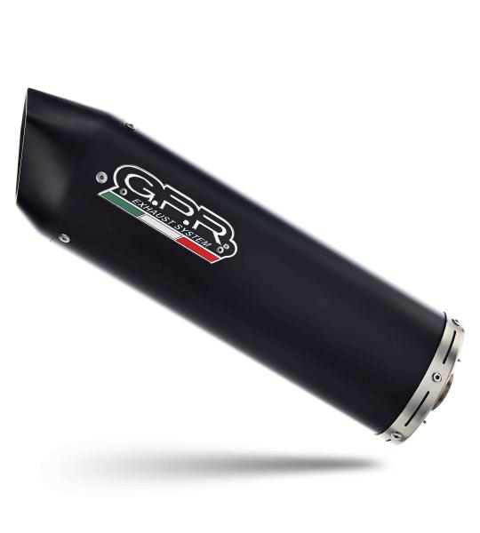 Scarico GPR compatibile con Yamaha FZ 16 Byson 160 2010-2010 - Furore Nero