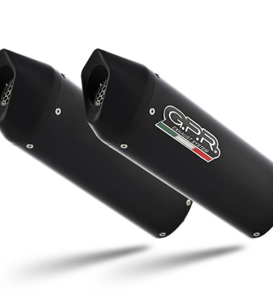 Scarico GPR compatibile con Kawasaki Zzr 1400 2017-2022 - Furore Evo4 Nero