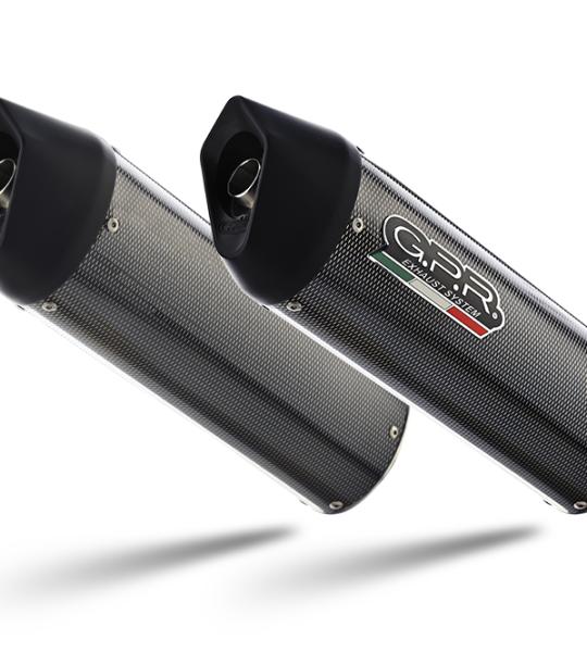 Scarico GPR compatibile con Husqvarna TERRA - STRADA TR 650 2013-2015 - Furore Poppy