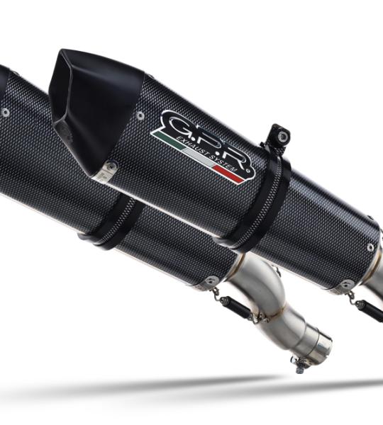 Scarico GPR compatibile con Ktm Superduke 990 - R ( LC8) 2004-2012 -  Gpe Ann. Poppy -  Coppia di terminali di scarico omologati -  forniti con db killer removibile -  catalizzatori e raccordi specifici