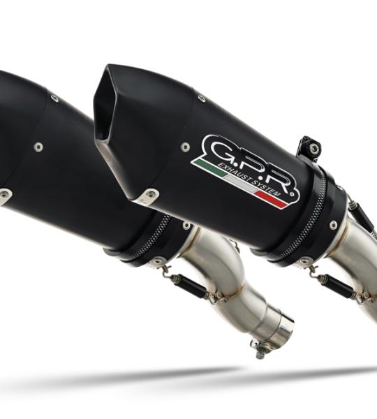 Scarico GPR compatibile con Kawasaki Z 1000 Sx 2011-2016 - Gpe Ann. Black titanium