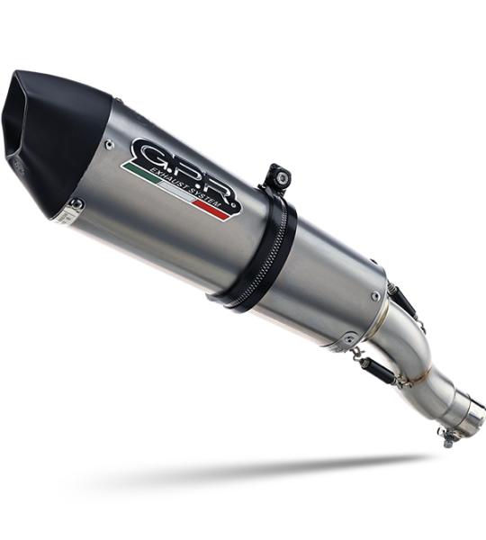Scarico GPR compatibile con Kawasaki ZX-10R 2004-2005 - Gpe Ann. titanium